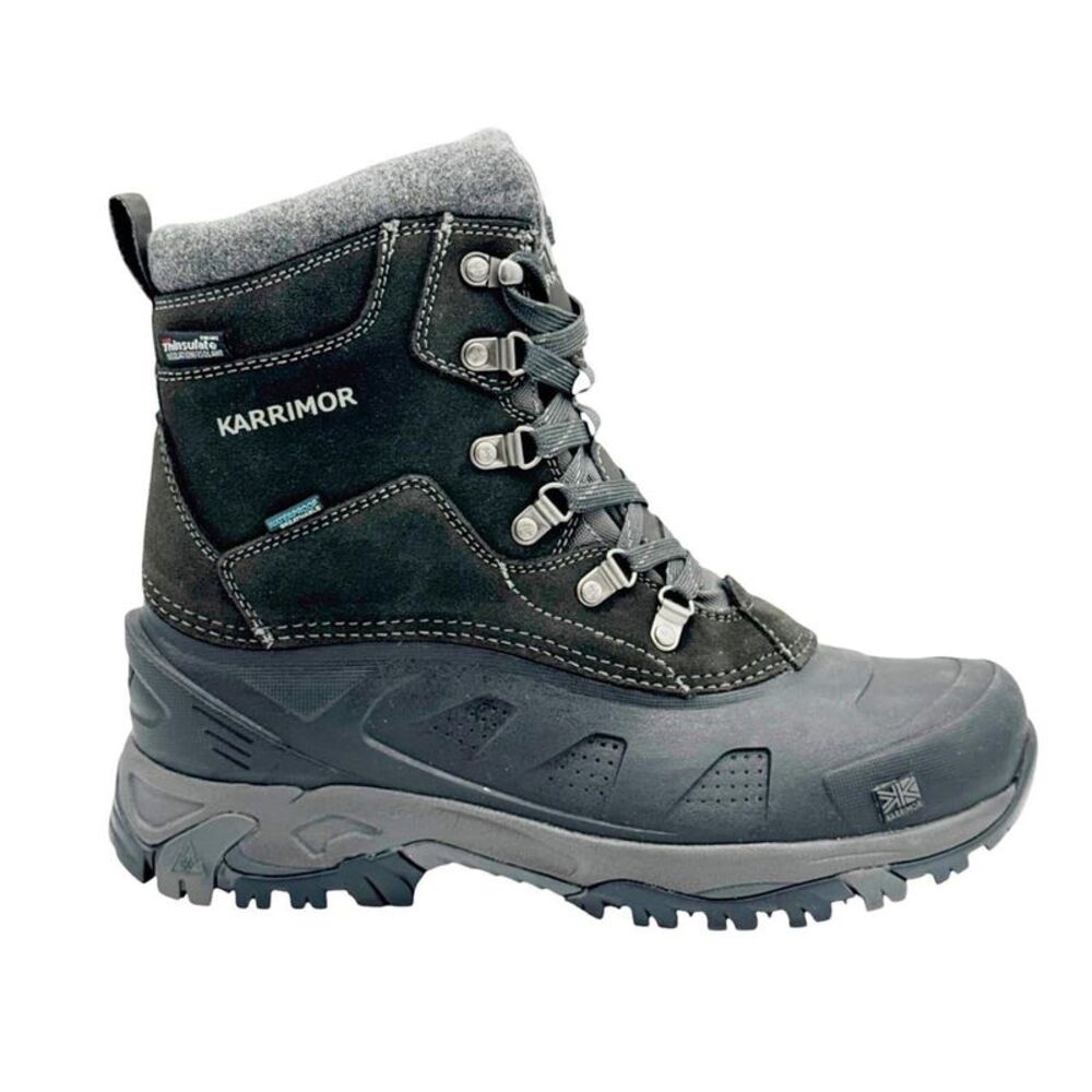 Karrimor Mens Suede Contrast Winter Boots / Black